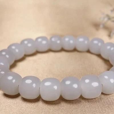 Fashion Jewelry Hetian Jade Smoky Purple Bead Bracelet