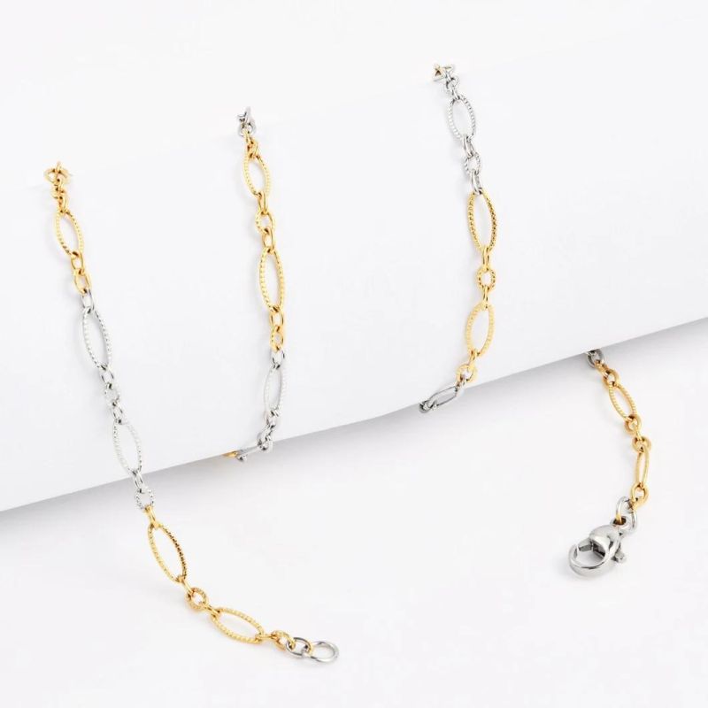 Wholesale Popular Jewelry Design Stainless Steel Plated Bracelet Anklet Necklace for Fashion Women Accessories