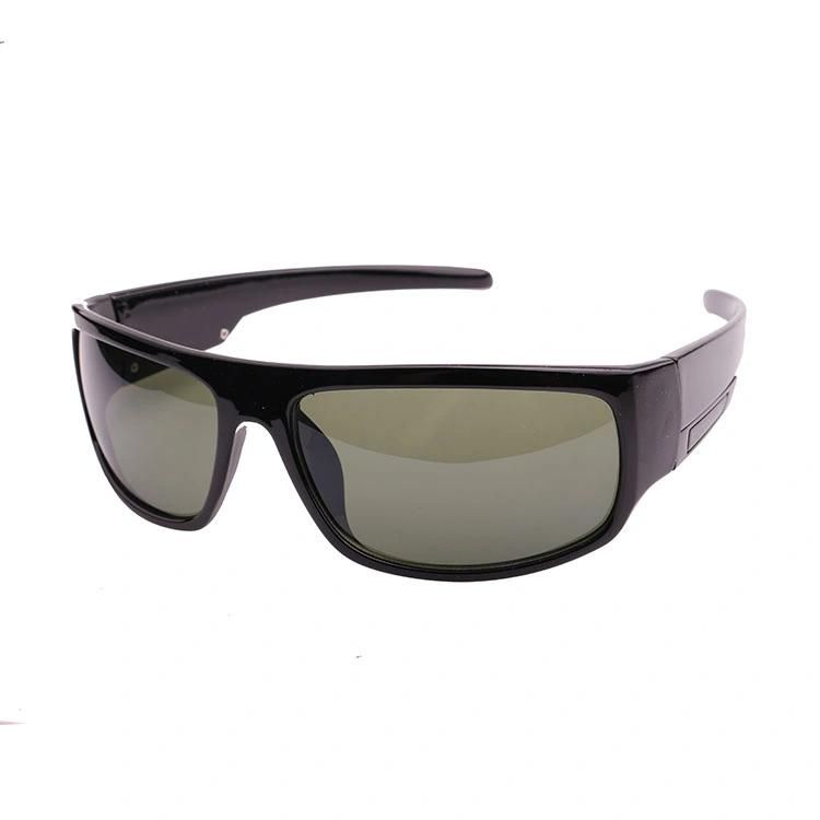 2019 Wrapped Sports Sunglasses with Metal Decoration