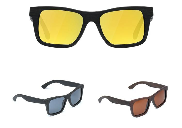 Top Brand Fashion Unisex Design Wooden Sunglasses