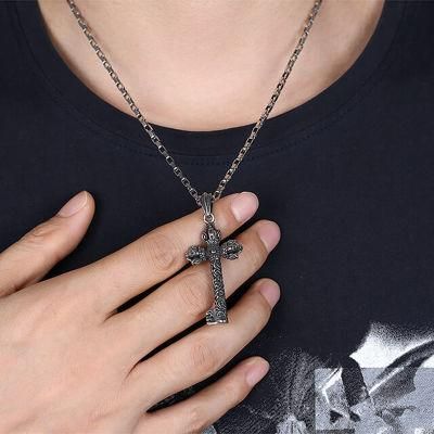 Personality Christian Gift Delicate Copper Cross Necklace for Np-K-Gmyn088