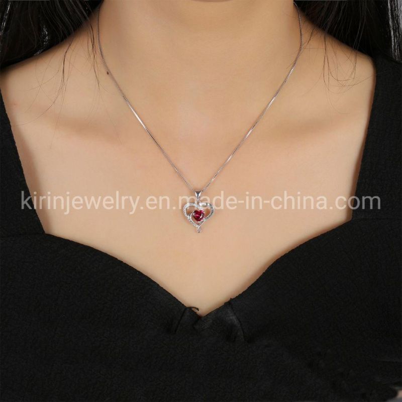 Fine Jewelry Moissanite Pendants & Charms Mini Heart Pendant 925 Sterling Silver Charms Pendants