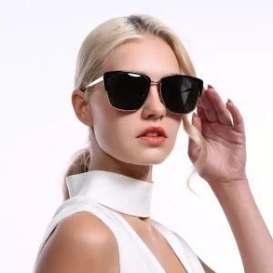Wholesale Metal Frame Sunglasses Fashion Cat Eye Polarized Sun Glasses