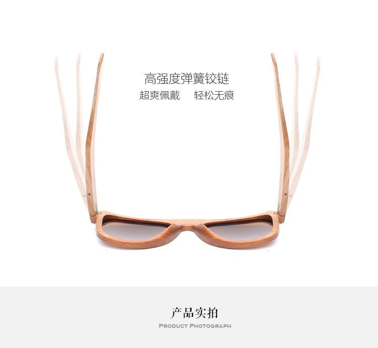 Fashionable Branding Products Women Girls Wooden Sunglasses