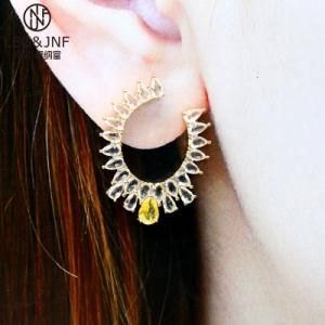 Fashion Hot Sales Zircon Earring Design Hoops Earring Feminine Earrings Jewelry