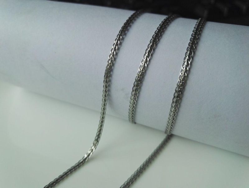 Fashion Jewelry Phoenix Tail Chains Necklace, Stainless Steel Chopin Chains