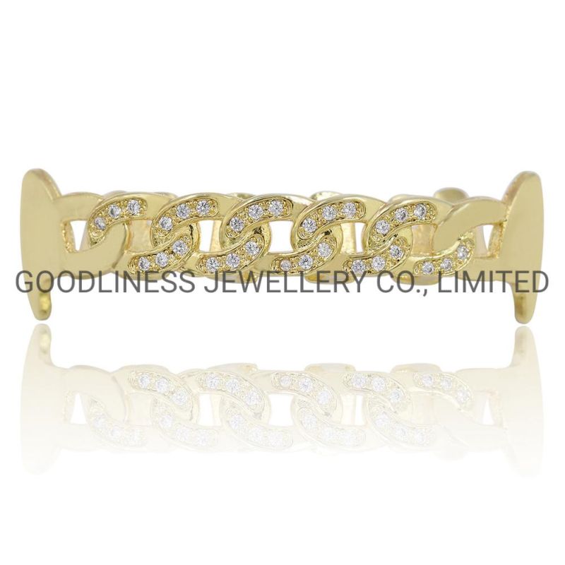 Hotsale Fashion Men Teeth Grillz Rapper Hip Hop Jewelry