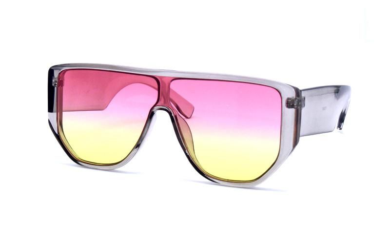 Oversized Full Frame Sunglasses with Multi Colors