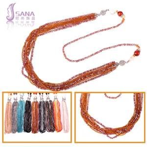 Fashion Jewelry Beaded Tassels Necklace for Women (GZ 130604827)
