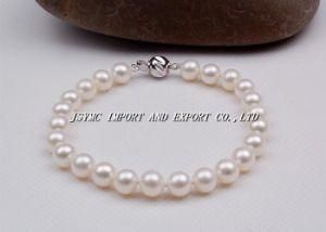 6.5-7mm White Bead Bracelet Freshwater Pearl (JSYMC-863)