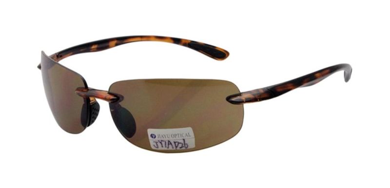 Free Sample Sport Glsses Outdoor UV400 Polarized Rimless Sports Sunglasses