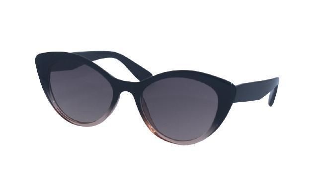 Women′ S Plastic Small Vintage Inspired Slim Cat Eye Frame Sunglasses