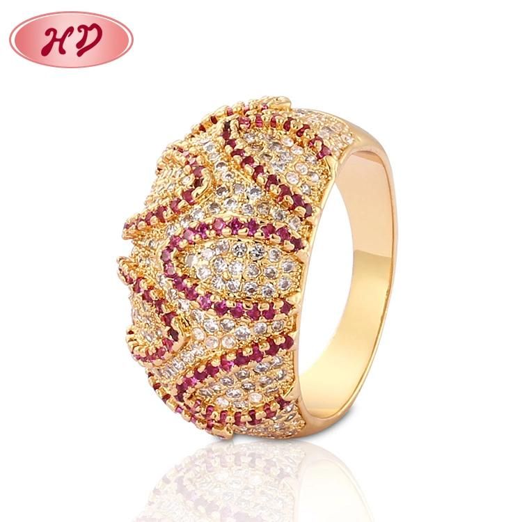 Fashion 18K Gold Plated Stainless Steel Silver Wedding Engagement Man Finger Rings Jewelry Design