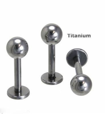 ASTM F136 Titanium High Quality Labret with Ball Body Piercing Jewelry