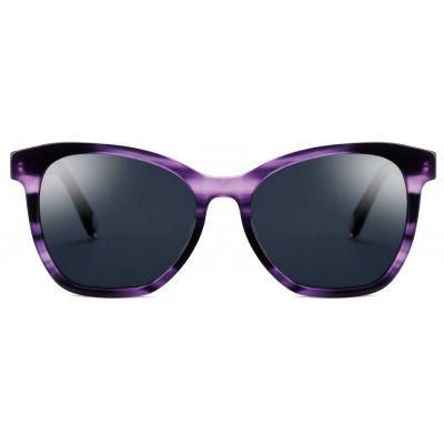 Women Polarized Stock Square Shape Acetate Custom Style Logo Sun Glasses Shades Sunglasses Men