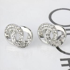 Love Knot Crystal Stud Earrings