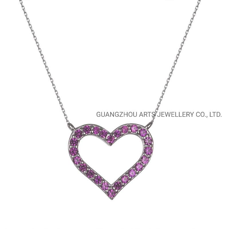 Hollowed-out Heart Jewelry for Gift Hotsale Pendant Necklace