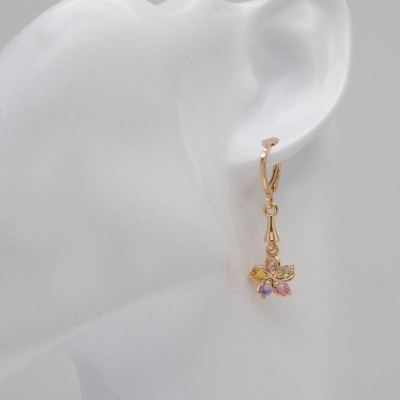 Wholesale Exquisite Gold Plated Ladies Fashion Jewelry Earrings