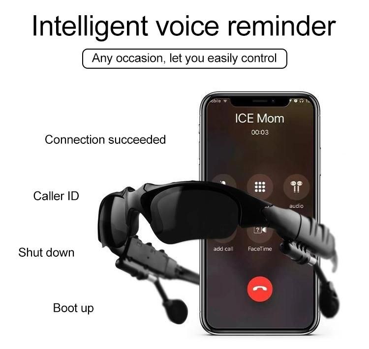 Smart Bluetooth Sunglasses Headphone Polarized Wireless Cycling Bluetooth Sunglasses