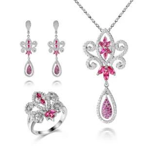 Top Selling Exclusive Costume 925 Sterling Silver Jewellery Set