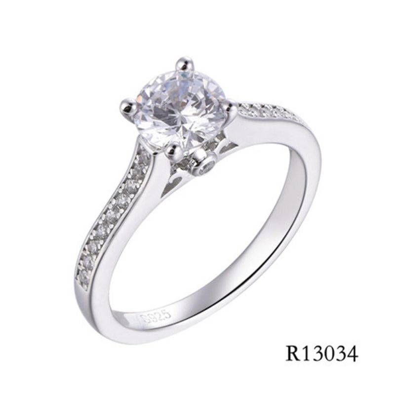 Daily 925 Silver with CZ Ring for Women 