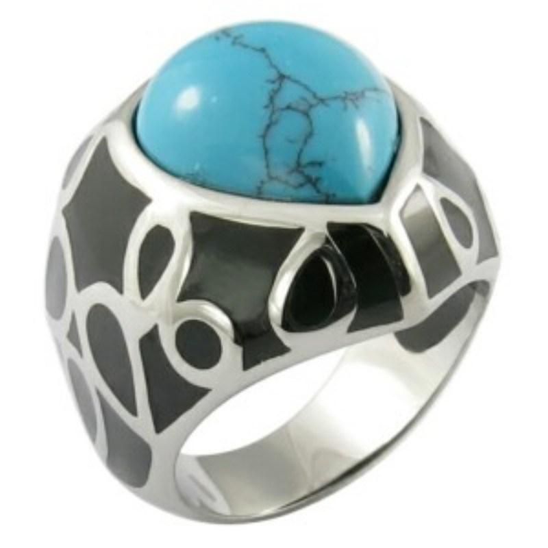 Fashion Jewelry Big Turquoise Finger Ring