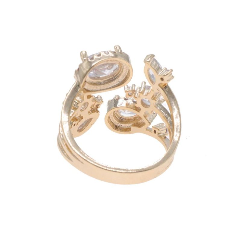 Wholesale Ladies Open Fashion Zircon Jewelry Rings