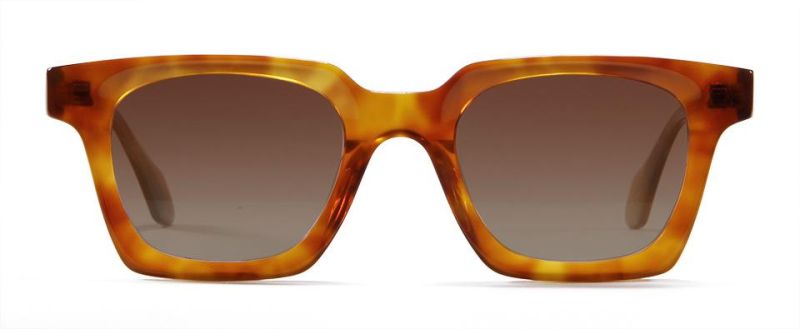China Wholesale Handmade Acetate Frames Big Square Thick Men Eyewear America Style Unisex Sunglass