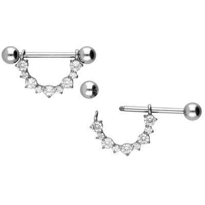 ASTM F136 Titanium Nipple Ring Nipple Jewelry Nipple Piercings