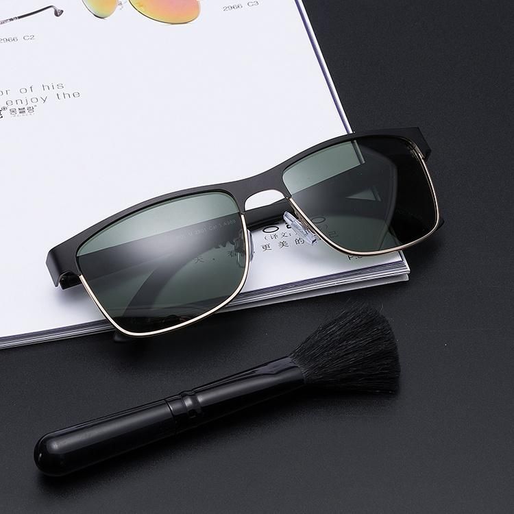 2019 Hot Selling Square Shape Metal Sunglasses