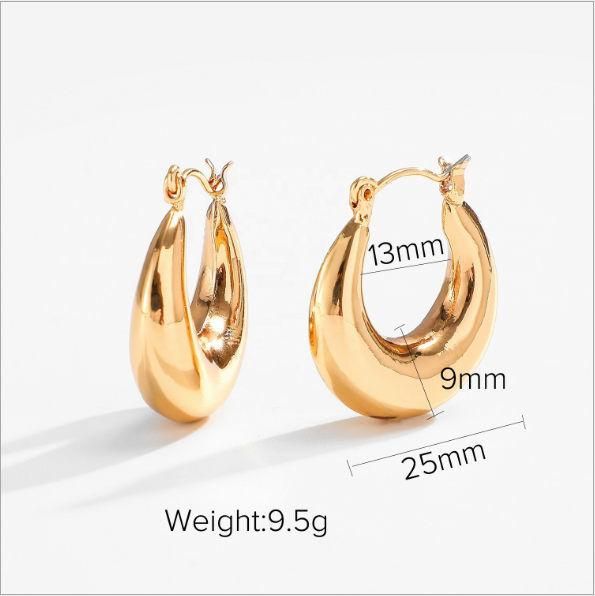 Manufacturer Custom High Quality Jewelry Stainless Steel Hoop Earrings, New Arrivals Christmas Earring Set, Funky Earrings