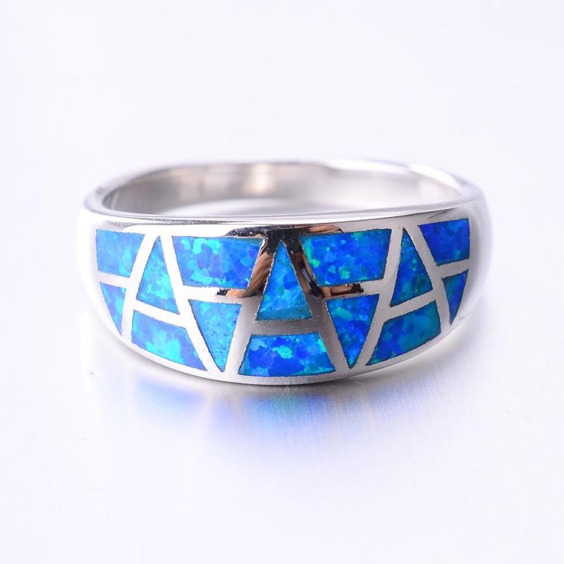 Man Made Opal Stone Setting Beautiful Dragonfly Design Ring