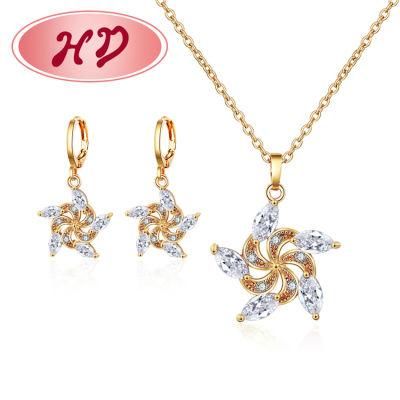 New Arrival 18K Gold Plate Imitation Jewelry Set