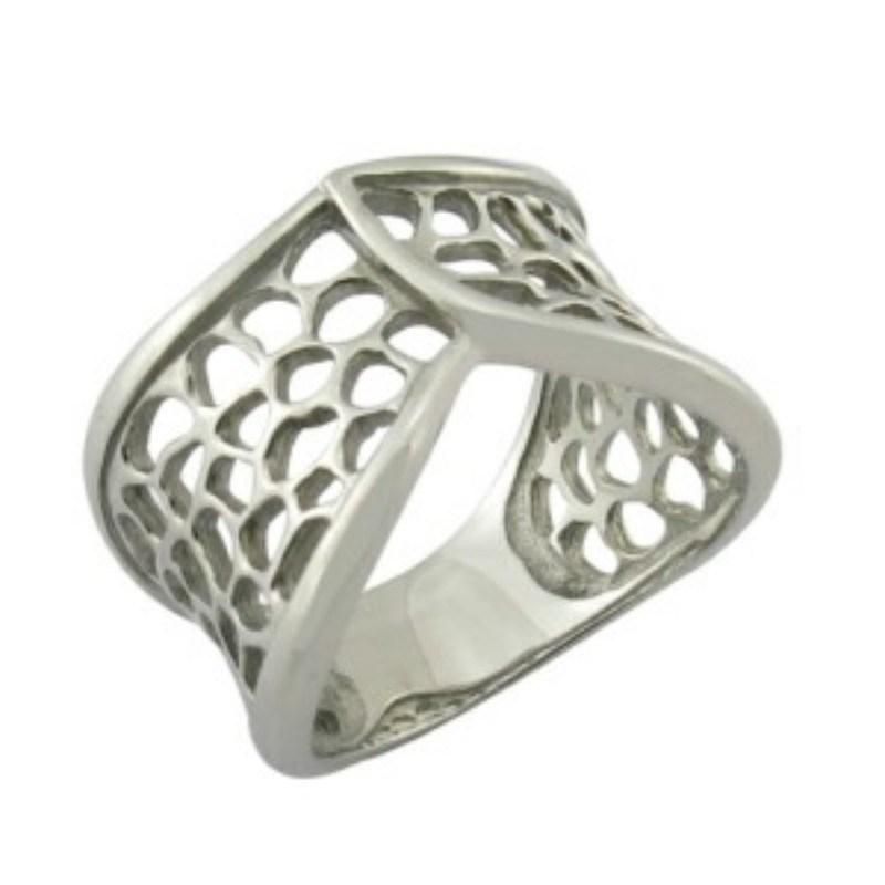 Silver 925 Shiny Handmade Finger Jewelry Ring