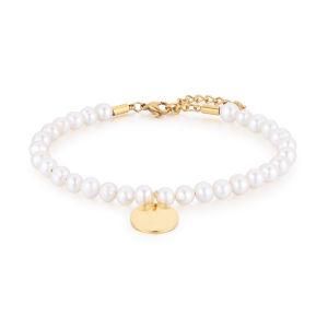 Fashion Jewelry Adjuestable Prarl Coin Pendant Bracelet for Women