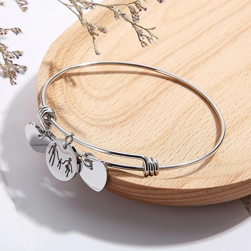 Manufacturer Custom 18K Gold Plated Stainless Steel Jewelry Wholesale Fashion Jewelry Bracelet Stainless Steel