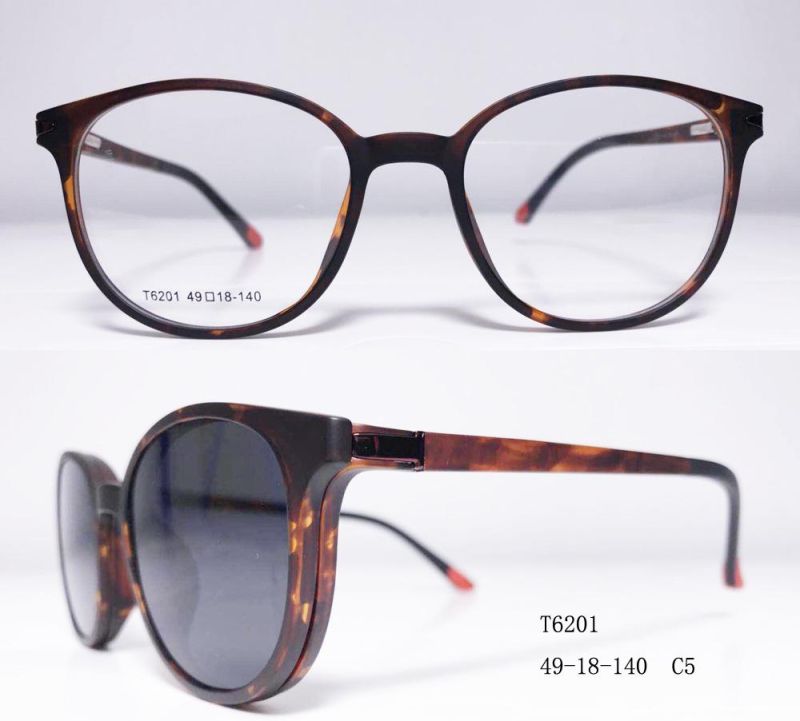 Clip on Magenatic Tr Sunglasses with Polarized Lens T6201