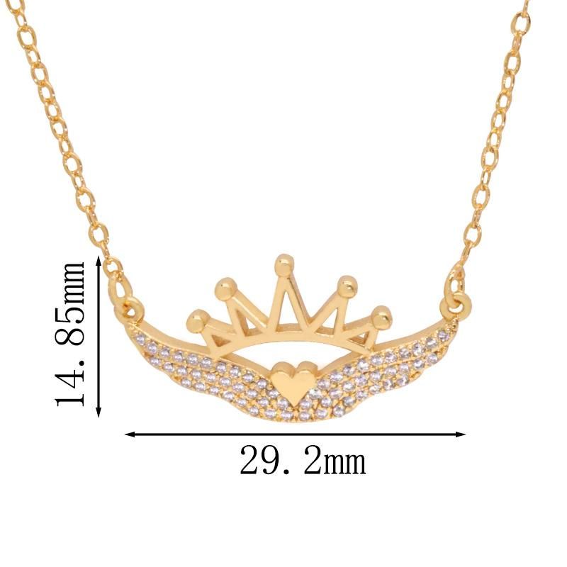 2022 Wholesale Crown Ladies Fashion Jewelry Necklace