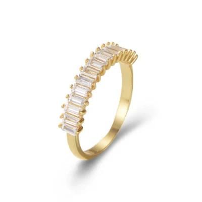 Hot Selling Women Jewelry Wholesale Shiny Cubic Zirconia Rings