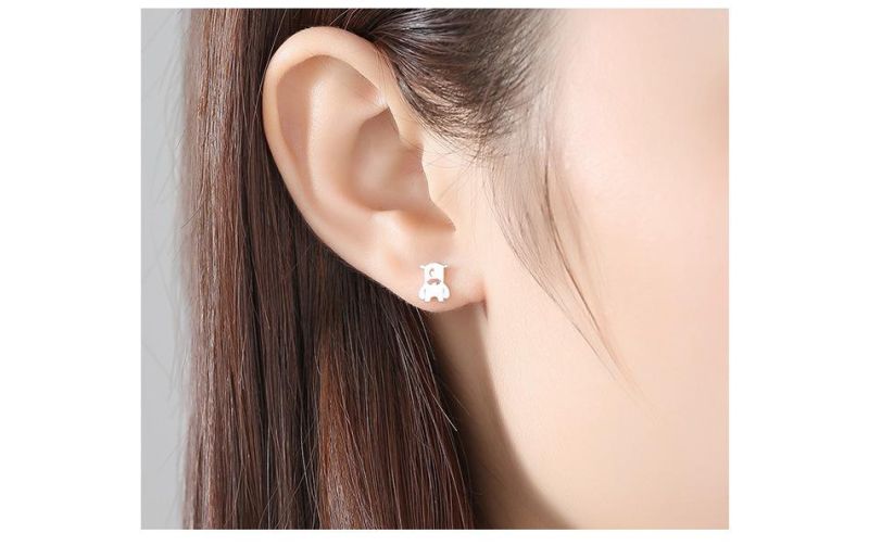 Monster and Bear Shape Earrings Stud for The Youth