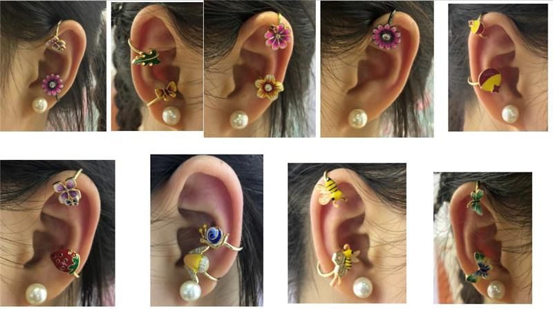 Wholesale 925 Silver or Brass 2022 Fashion OEM&ODM Ear Cuff Small Earrings High Quality Jewelry Wholesale Price
