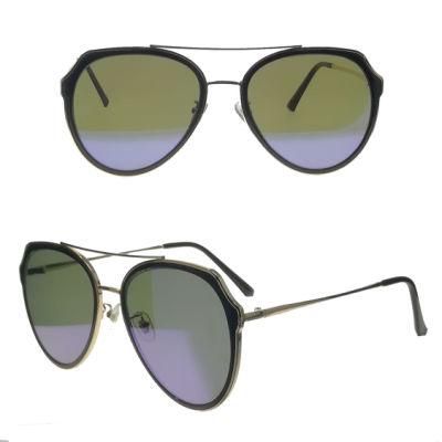 Polygon Stylish Mixed Material Fashion Sunglasses