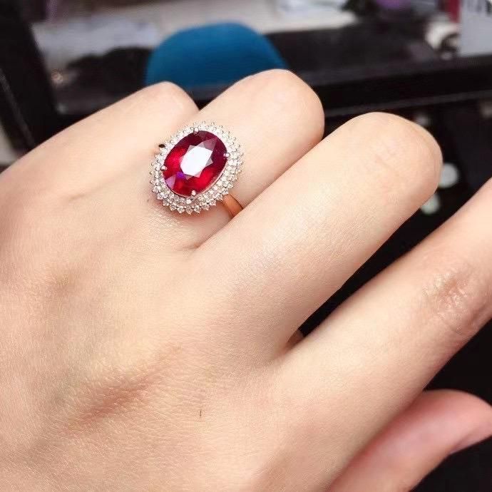 Fabulous Vivid Red Ring Rubellite Ring China
