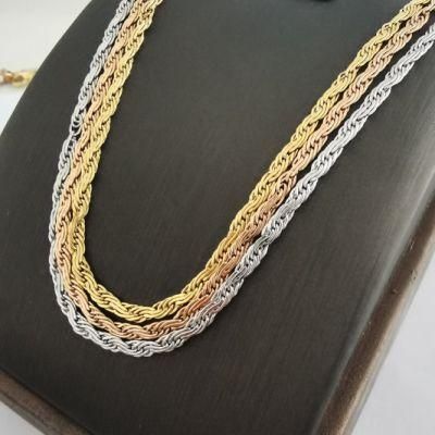 Stainless Steel Decoration Gift Jewelry Rope Necklace for Pendant