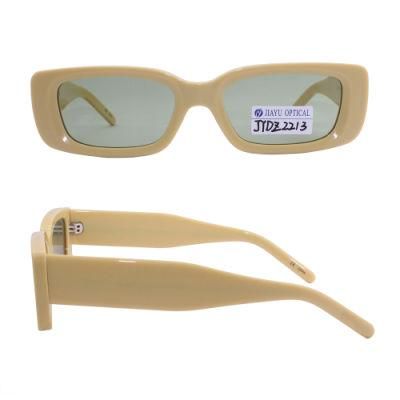 Square High Quality Handmade Acetate Frame Big Arms Sunglasses