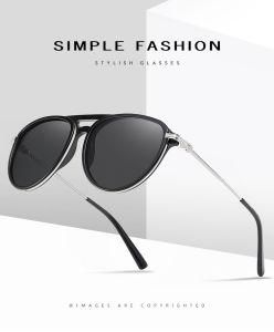 New Arrival Polarized Sunglasses Tr90+Metal Frame Metal Fashion Sun Glasses