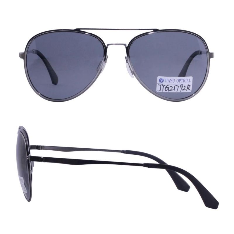 2022 Pilot Name Brand Shades Thin Frame UV Protection Metal Sunglasses