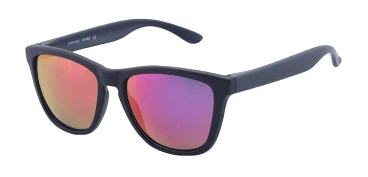 Fashion Interchangeable Arms Polarized Plastic Sunglasses with Revo Coating