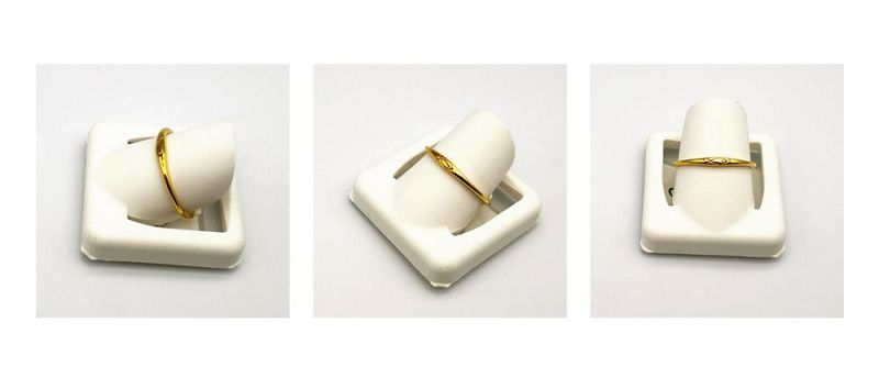 Classical 925 Sterling Silver Ring in Gold