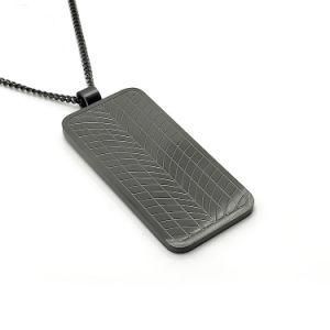 New Fashion Jewelry Retro Stainless Steel Black Necklace